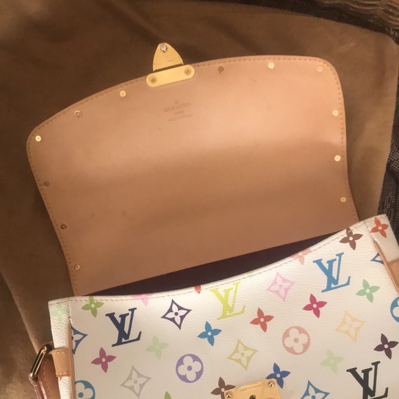 💎✨ COLLECTABLE ✨💎 MULTICOLOR CROSSBODY LOUIS VUITTON SOLOGE - Picture 7 of 15